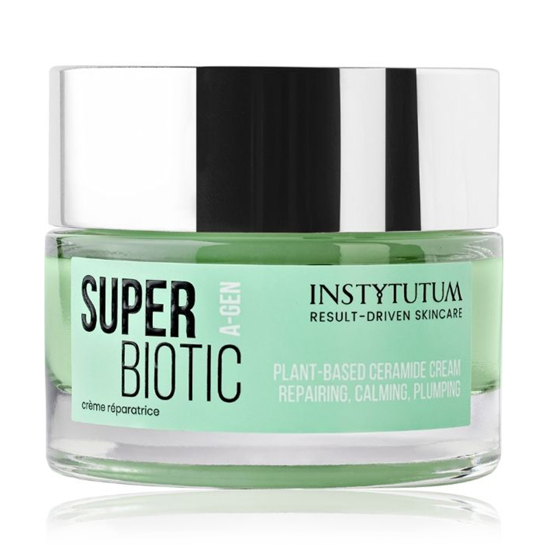 Відновлювальний крем для обличчя Instytutum Superbiotic Plant-Based Ceramide Cream з керамідами та комплексом пре- та пробіотиків, 50 мл